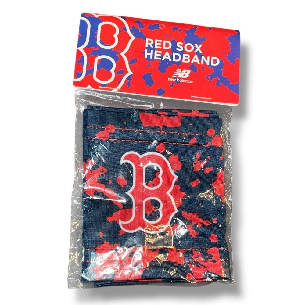 Boston Red Sox New Balance Headband Fenway SGA 5/16/22 Stadium Giveaway Navy Red - Picture 10 of 11